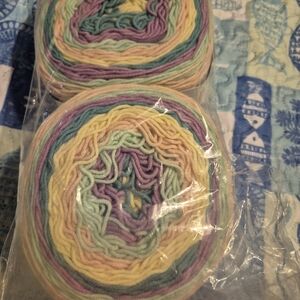 NIP Caron Cake Yarn - 2 Pack - Boysenberry Colorway - Soft Gradient Colors